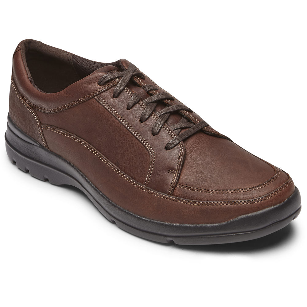 Rockport Mens Sneakers Brown - Junction Point Lace to Toe - UK 754-GJCKPD